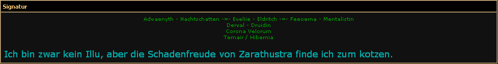 Rainbows Signatur